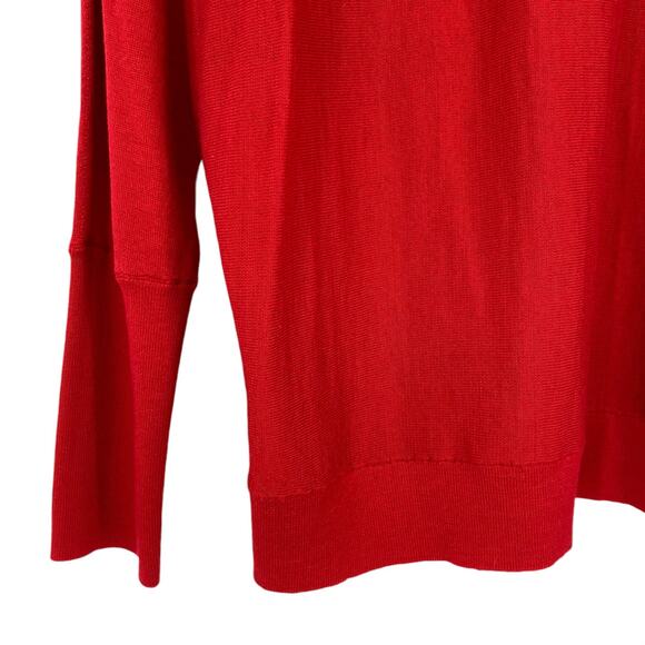 LAFAYETTE 148 NEW YORK Wool Silk Blend Dolman Long Sleeve Lightweight Sweater XL - Picture 5 of 8